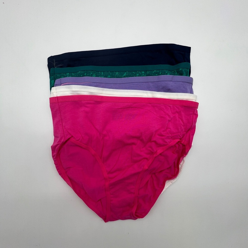 Auden Womens 5 Pack Cotton Stretch Hipster Underwear Multicolor Size Small